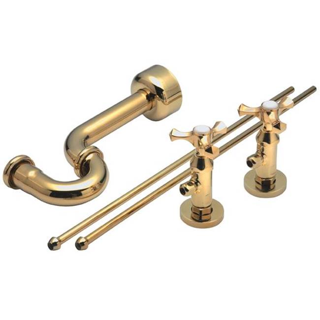 California Faucets Deluxe Angle Stop Kit For Pedestals