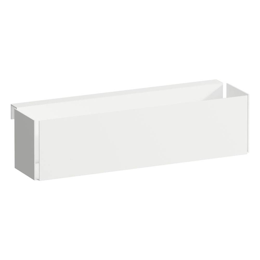 Laufen Hanging box for internal drawer shelf, powder-coated matte white, matching 425401